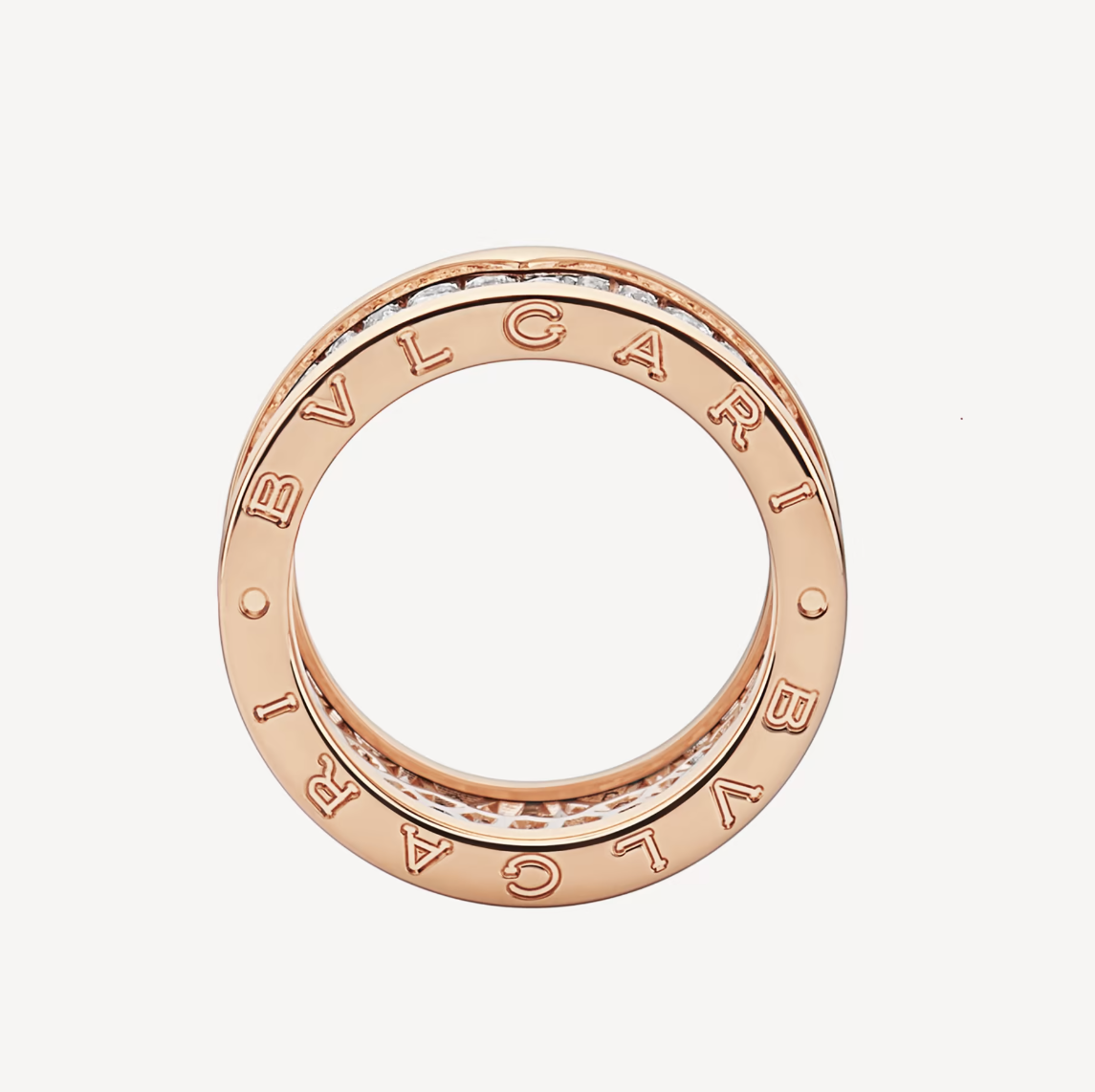 [LuckyStar]ZERO 1 MIT DIAMANTEN AUF DEM SPIRALRING