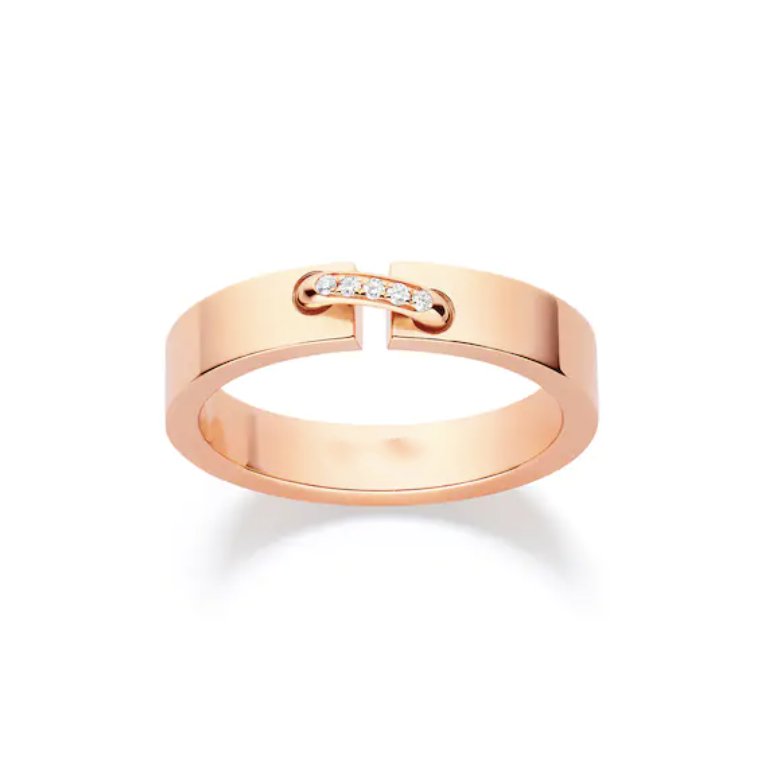 [LuckyStar]Alliance Liens Vidence Diamantring, 4 mm