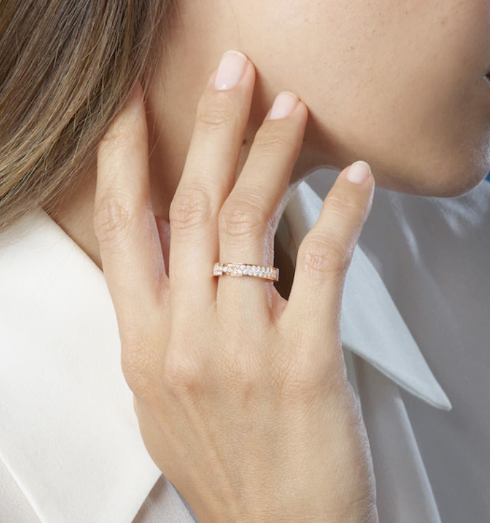 [LuckyStar] ALLIANCE LIENS VIDENCE DIAMANTRING MIT 4 MM