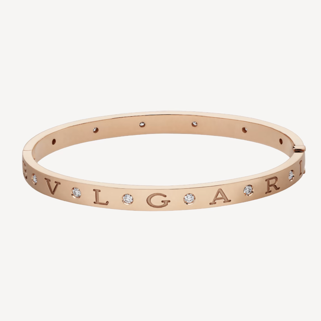[LuckyStar]ZERO 1 ROSÉGOLD-ARMBAND MIT 12 DIAMANTEN