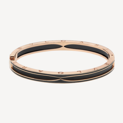 [LuckyStar]ZERO 1 ROSA GOLD MIT MATTSCHWARZEM KERAMIKARMBAND