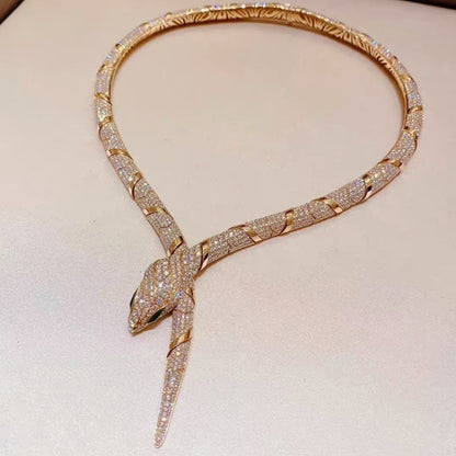 [LuckyStar]HAUTE COUTURE GOLD SERPENTI NECKLACE