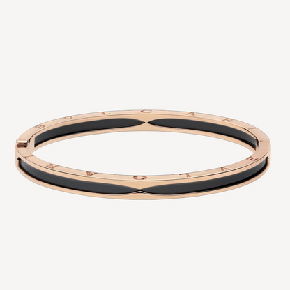 [LuckyStar]ZERO 1 ROSA GOLD MIT SCHWARZEM KERAMIKARMBAND