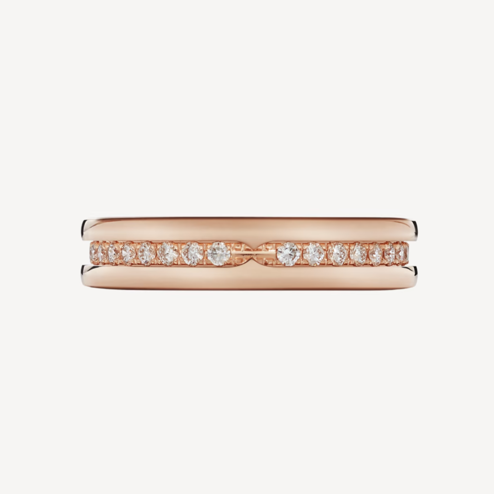 [LuckyStar]ZERO 1 EINBAND-RING MIT DIAMANTEN AUF DEM SPIRALRING