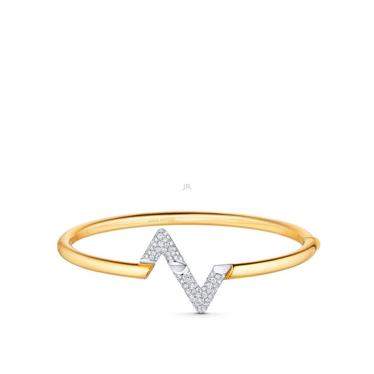[LuckyStar]VOLTE UPSITEN DOWN GOLD DIAMANT ARMBAND