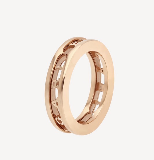 [LuckyStar]ZERO 1 ONE-BAND MIT DURCHBROCHENER LOGO-SPIRALRING