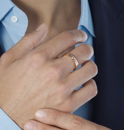 [LuckyStar]ALLIANCE LIENS VIDENCE 4MM RING