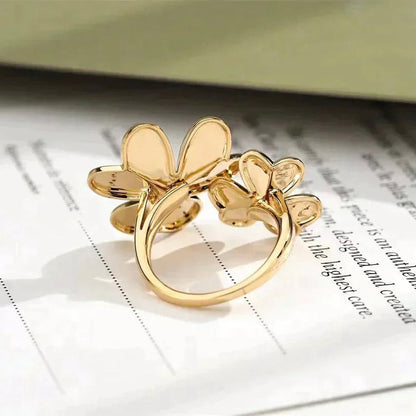 [LuckyStar]CLOVER COMOS GOLD DIAMANTRING