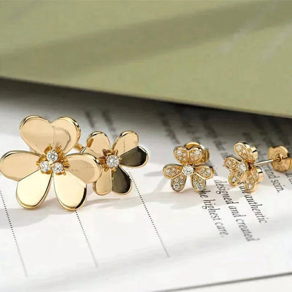 [LuckyStar]CLOVER COMOS GOLD DIAMANTRING