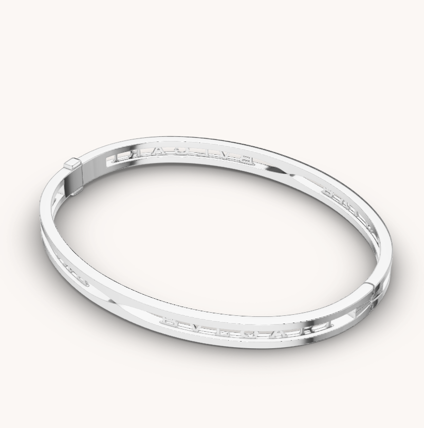 [LuckyStar]ZERO 1 SPIRAL LOGO SILBERARMBAND