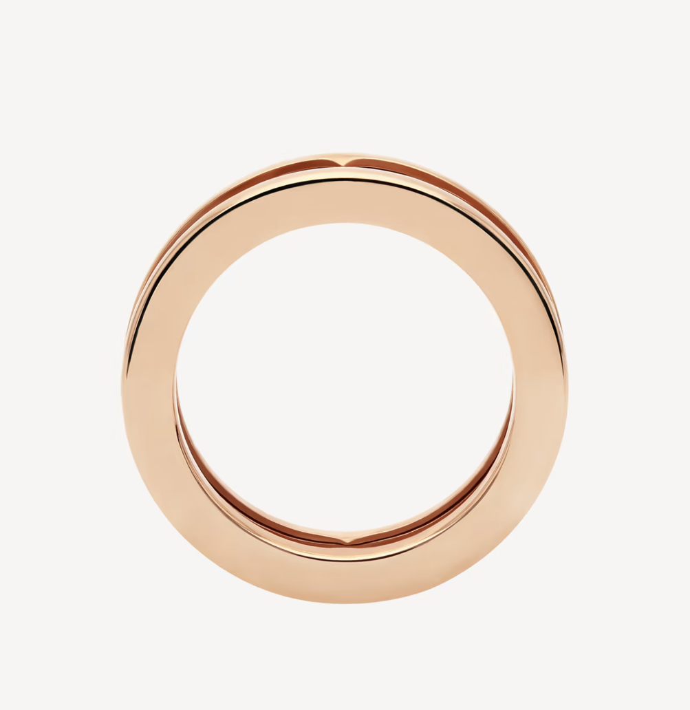 [LuckyStar]ZERO 1 ONE-BAND MIT DURCHBROCHENER LOGO-SPIRALRING