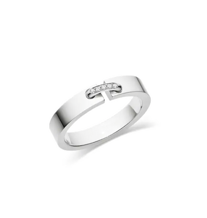 [LuckyStar]Alliance Liens Vidence Diamantring, 4 mm