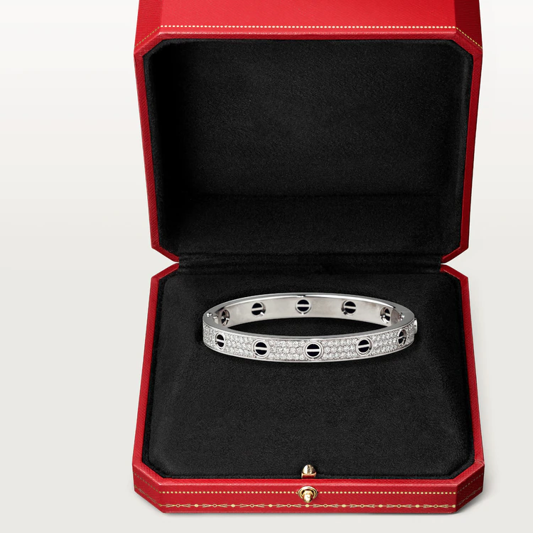 [LuckyStar] LIEBESARMBAND 6,1 MM DIAMANTBESAMT KERAMIK 