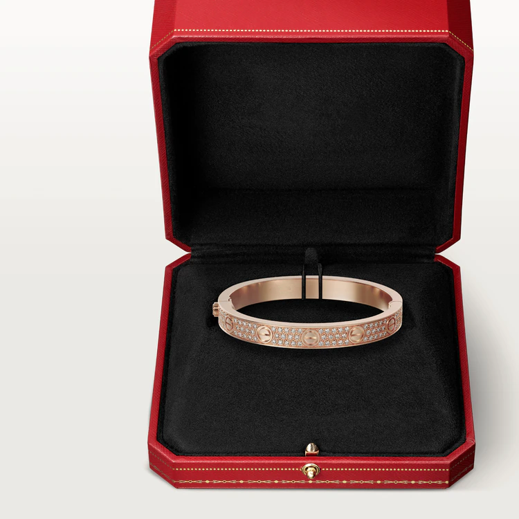 [LuckyStar] LIEBESARMBAND 6,1 MM MIT DIAMANTEN BESETZT 