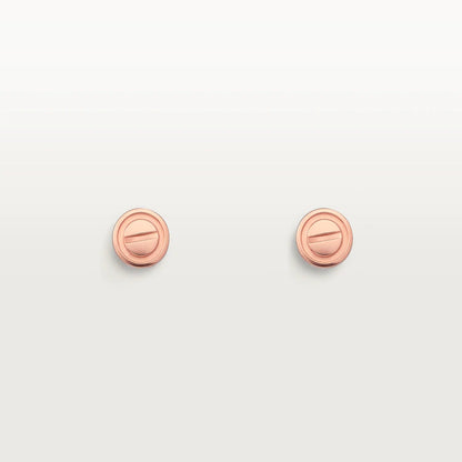 [LuckyStar] LIEBE OHRRINGE ROSA GOLD 10MM