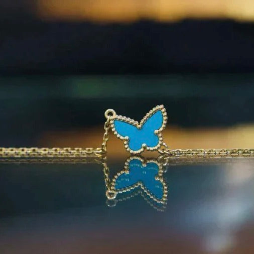 [LuckyStar] BUTTERFLY TÜRKIS SCHMETTERLINGSARMBAND