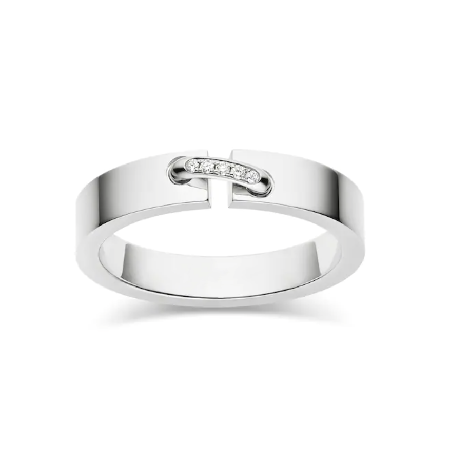 [LuckyStar]Alliance Liens Vidence Diamantring, 4 mm