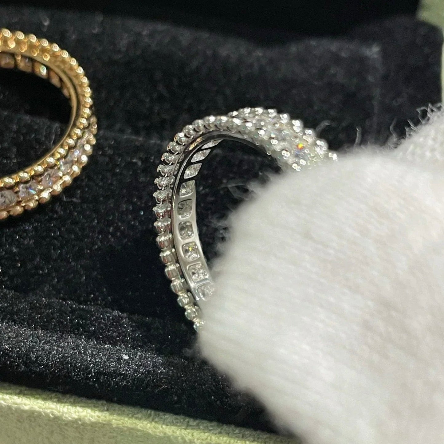 [LuckyStar]PERLEE DIAMANT SILBERRING