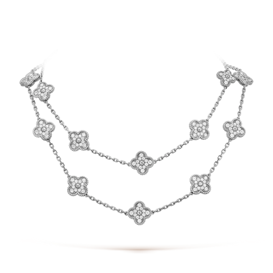 [LuckyStar]CLOVER 20 MOTIFS DIAMOND SILVER