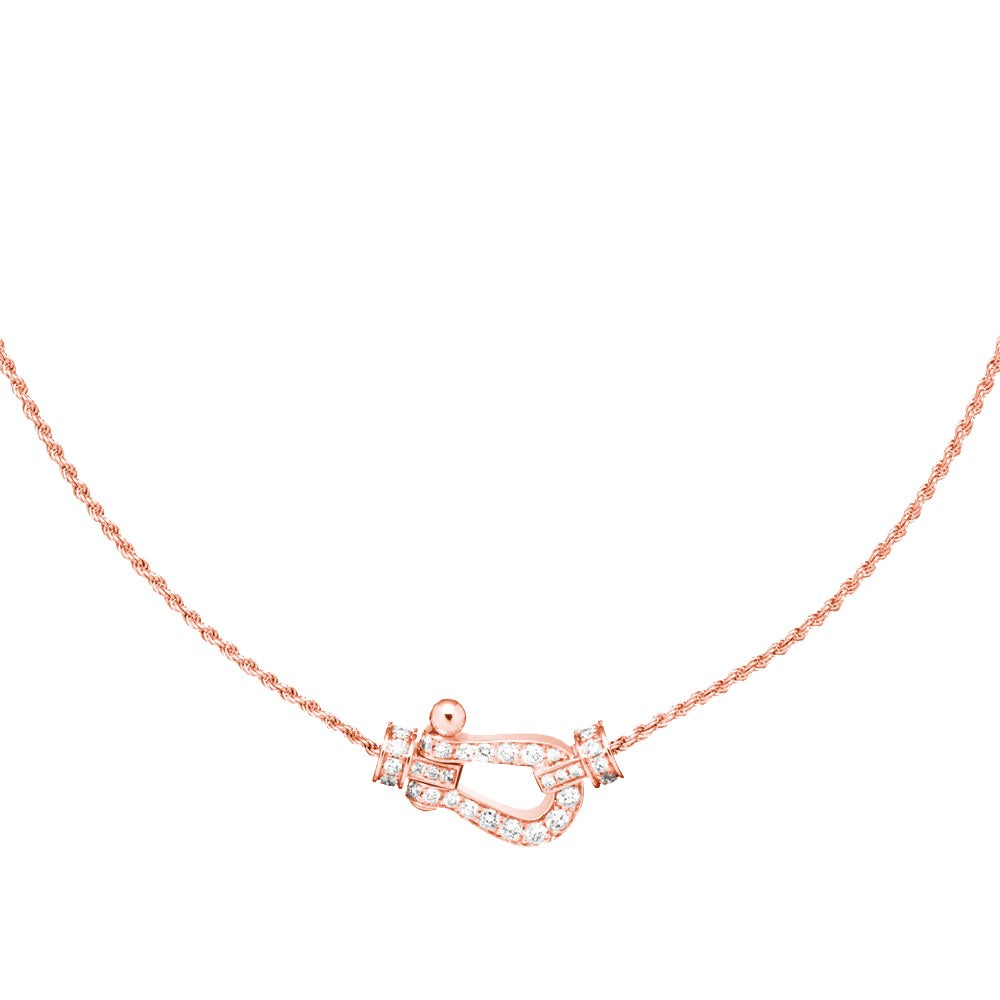 [LuckyStar]FORCE 10 Roségold-Diamantkette