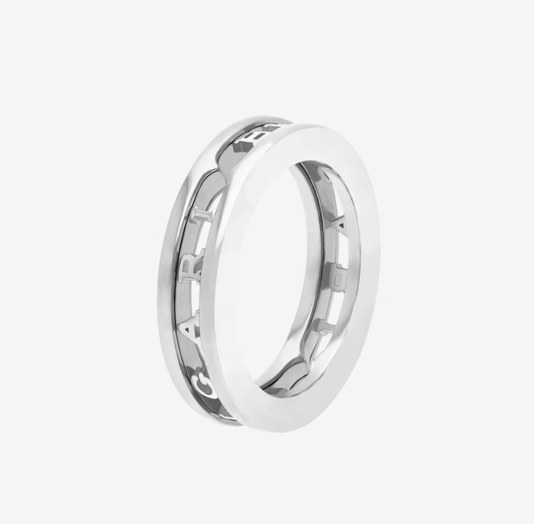 [LuckyStar]ZERO 1 ONE-BAND MIT DURCHBROCHENER LOGO-SPIRALRING
