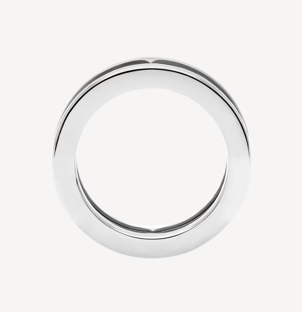 [LuckyStar]ZERO 1 ONE-BAND MIT DURCHBROCHENER LOGO-SPIRALRING