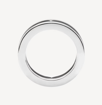 [LuckyStar]ZERO 1 ONE-BAND MIT DURCHBROCHENER LOGO-SPIRALRING
