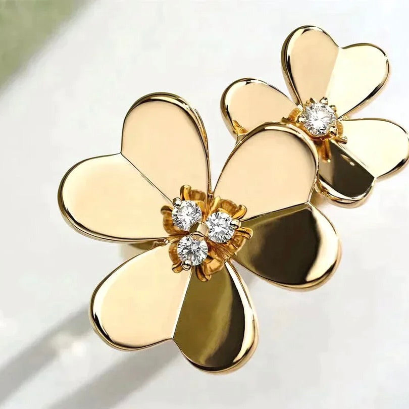 [LuckyStar]CLOVER COMOS GOLD DIAMANTRING