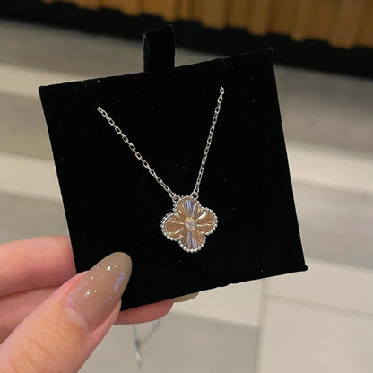 [Aurora]CLOVER 15MM DIAMANT-LASER-HALSKETTE - WEIHNACHTEN 2024 SONDEREDITION