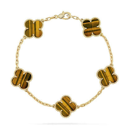 [LuckyStar]CLOVER 5 MOTIVE TIGERAUGE ARMBAND 