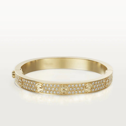 [LuckyStar] LIEBESARMBAND 6,1 MM MIT DIAMANTEN BESETZT 