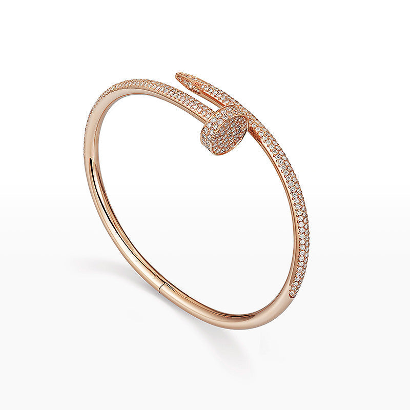 [LuckyStar]JUSTE-ARMBAND, 3,5 MM, ALLE DIAMANTEN