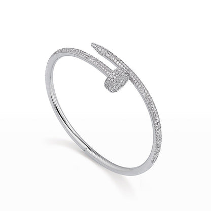 [LuckyStar]JUSTE-ARMBAND, 3,5 MM, ALLE DIAMANTEN
