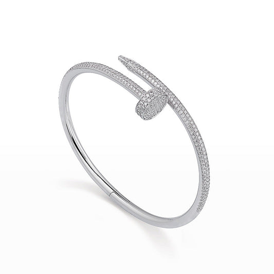 [LuckyStar]JUSTE-ARMBAND, 3,5 MM, ALLE DIAMANTEN