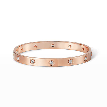 [LuckyStar]Liebesarmband 6,1 mm 10 Diamanten