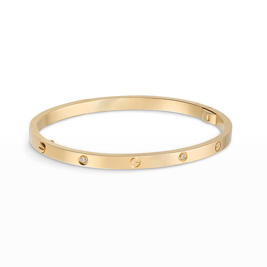 [LuckyStar]Liebesarmband 3,65 mm 6 Diamanten