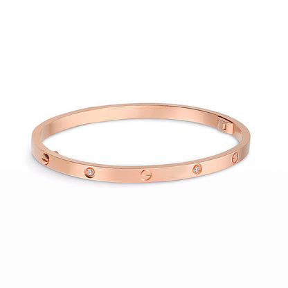 [LuckyStar]Liebesarmband 3,65 mm 6 Diamanten