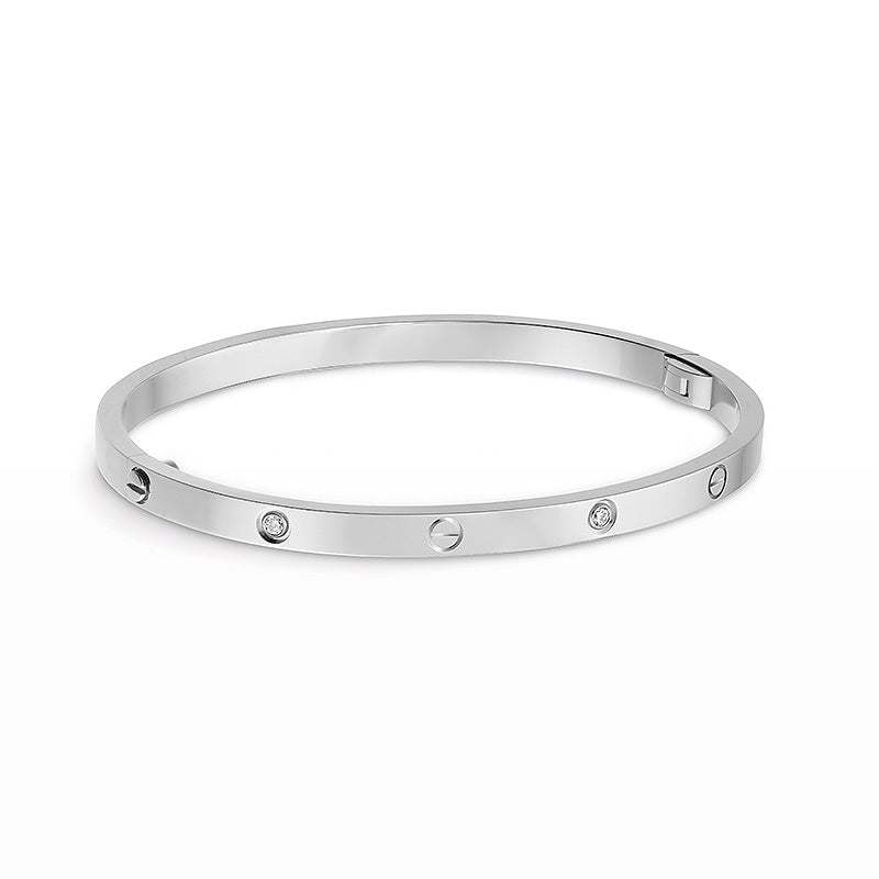 [LuckyStar]Liebesarmband 3,65 mm 6 Diamanten