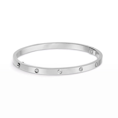 [LuckyStar]Liebesarmband 3,65 mm 6 Diamanten