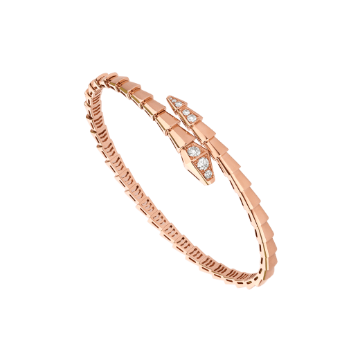 [LuckyStar]SERPENTI ARMBAND DIAMANTEN ROTGOLD