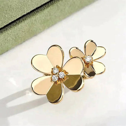 [LuckyStar]CLOVER COMOS GOLD DIAMANTRING