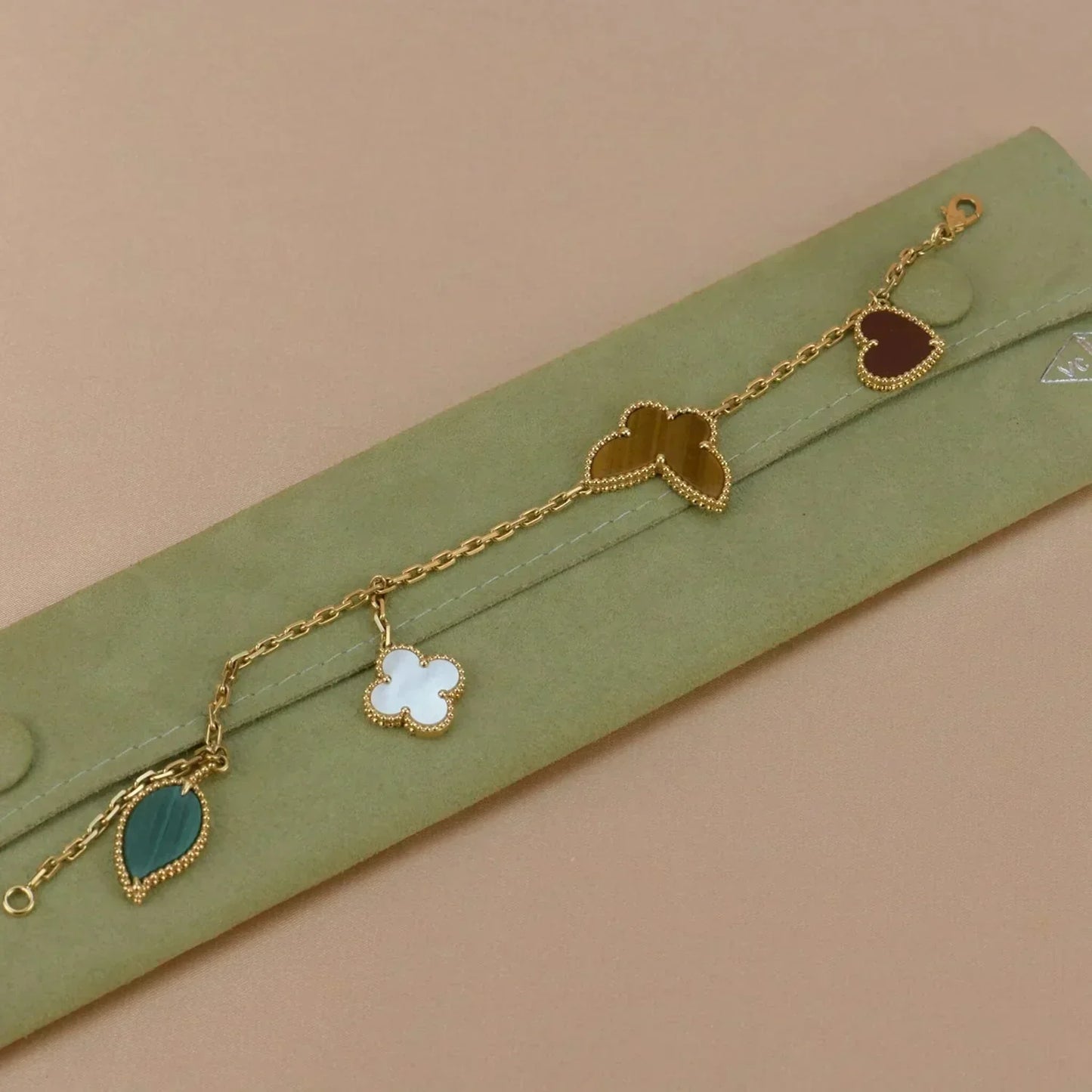 [LuckyStar]GOLDARMBAND „LUCKY SPRING 5“ 
