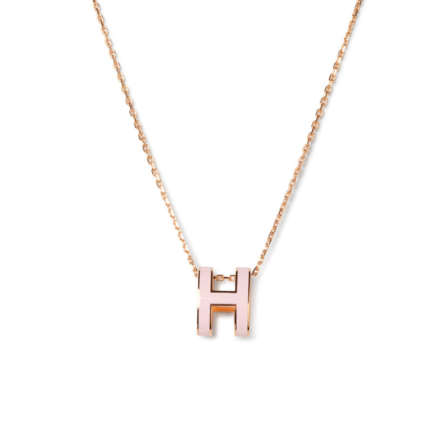 [LuckyStar] POP ​​H ANHÄNGER ROSA GOLD