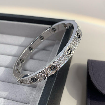 [LuckyStar] LIEBESARMBAND 6,1 MM DIAMANTBESAMT KERAMIK 