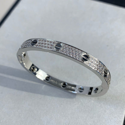 [LuckyStar] LIEBESARMBAND 6,1 MM DIAMANTBESAMT KERAMIK 