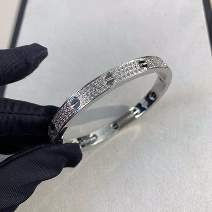 [LuckyStar] LIEBESARMBAND 6,1 MM DIAMANTBESAMT KERAMIK 