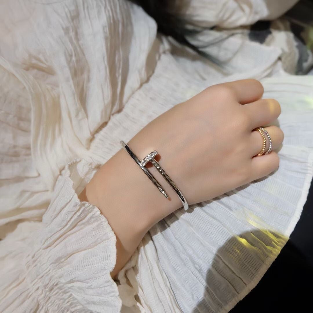 [LuckyStar]JUSTE ARMBAND 3,5 MM DIAMANTEN