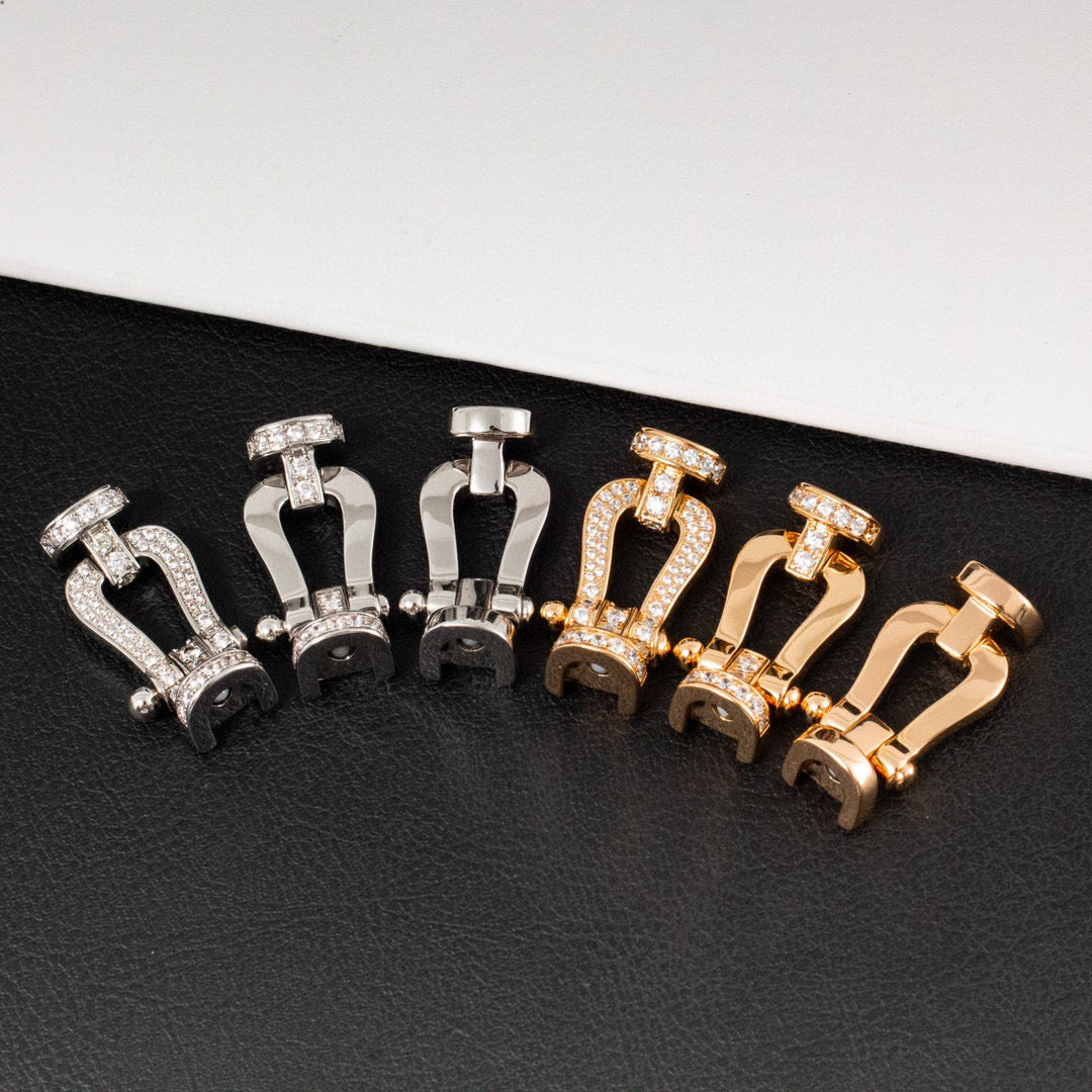 [LuckyStar]FORCE GROSSES HUFEISENARMBAND OHNE DIAMANT SILBER