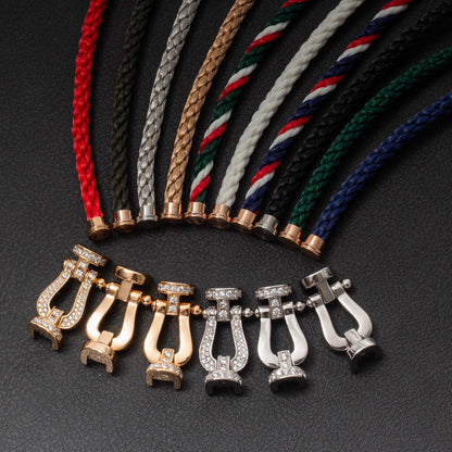 [LuckyStar]FORCE GROSSES HUFEISEN-HALBDIAMANTARMBAND ROSÉGOLD
