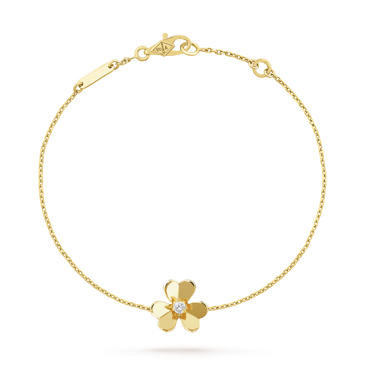 [LuckyStar]FRIVOLE GOLD BLUME ROSA MALACHIT ARMBAND